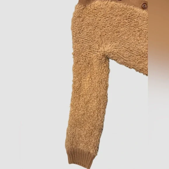 Alex Mill Wool Teddy Cardigan Sweater Brown Tan Size M - Picture 6 of 10